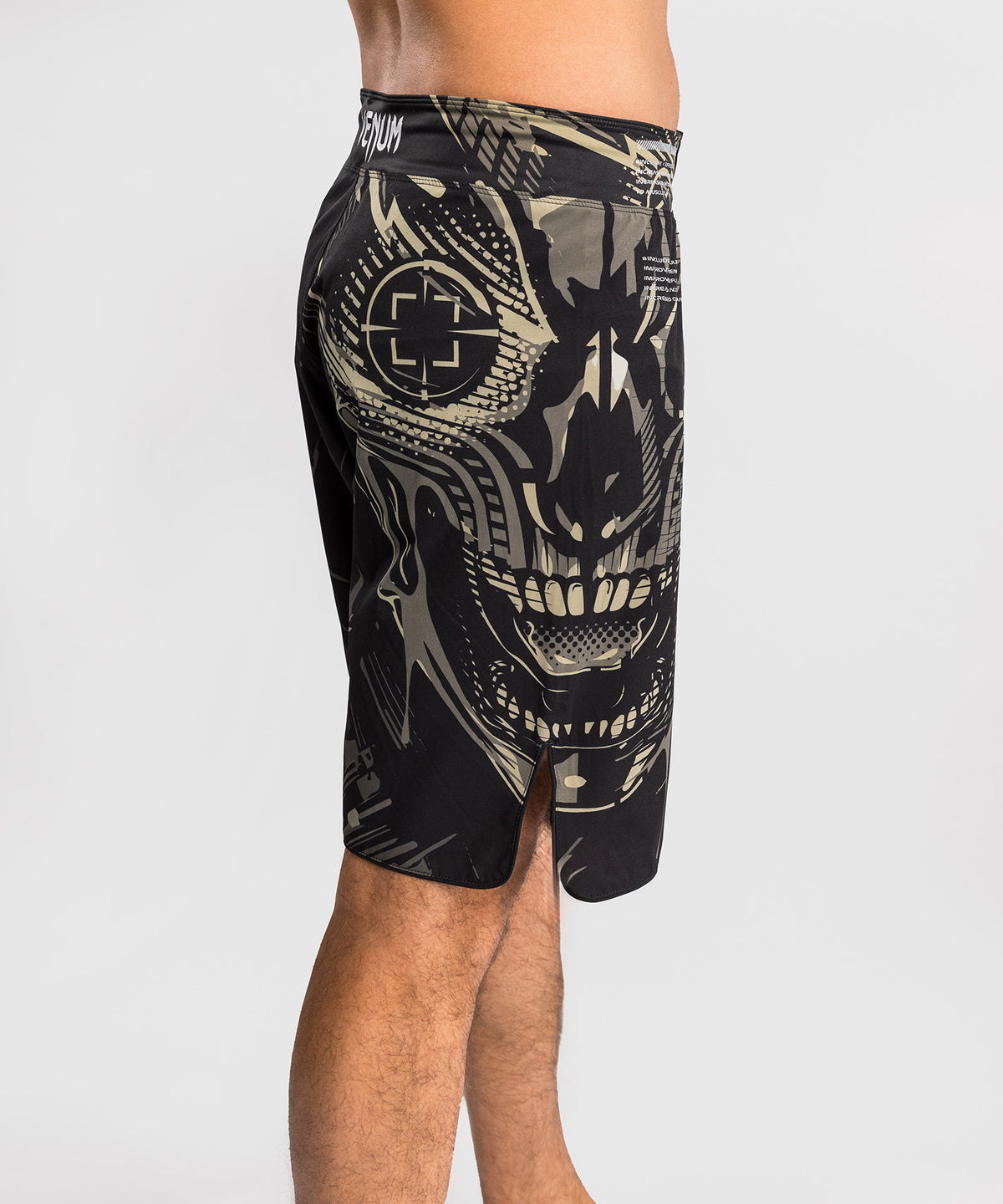 Venum Invader Pantalones de Lucha - Negro/Sand