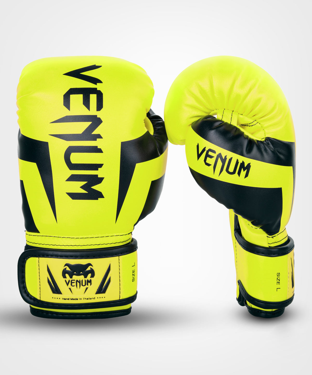 Gants de boxe enfant Venum Elite – Jaune Fluo
