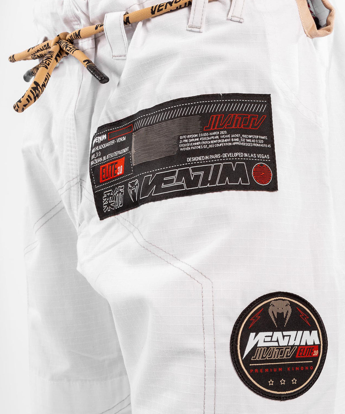 Venum Elite 3.0 BJJ Kimono - Weiß