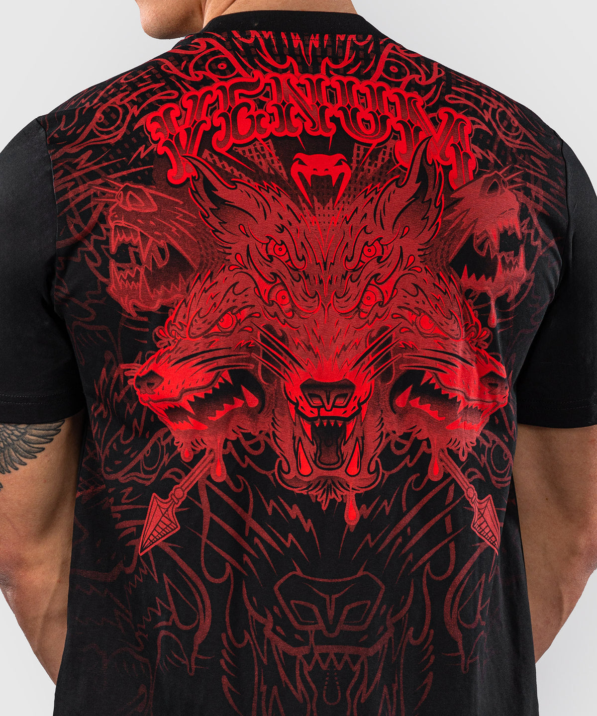 Venum Wolf Atak Maglietta – Nero/Rosso