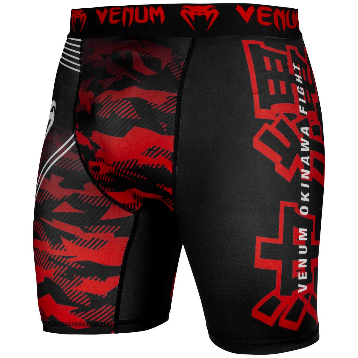 Venum Okinawa 2.0 Kompressionsshort - Schwarz/Weiß-Rot