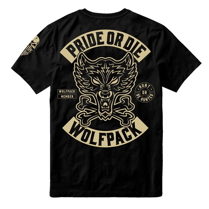 Pride Or Die WOLFPACK Camiseta de Entrenamiento - Negro