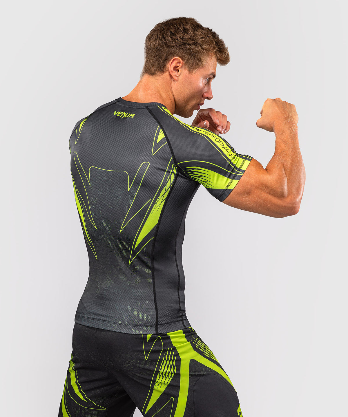 Venum Amazonia Reborn Maglia a compressione a maniche corte - Nero/Verde