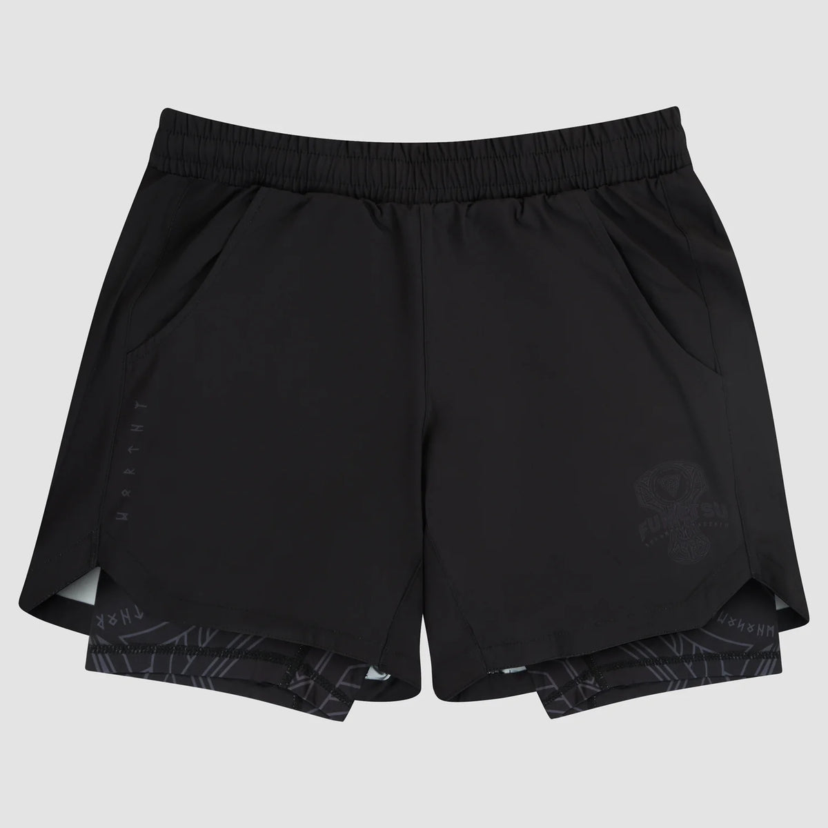 Fumetsu Mjolnir Dual Layer Entrenamiento Fightshorts - Negro/Bronce