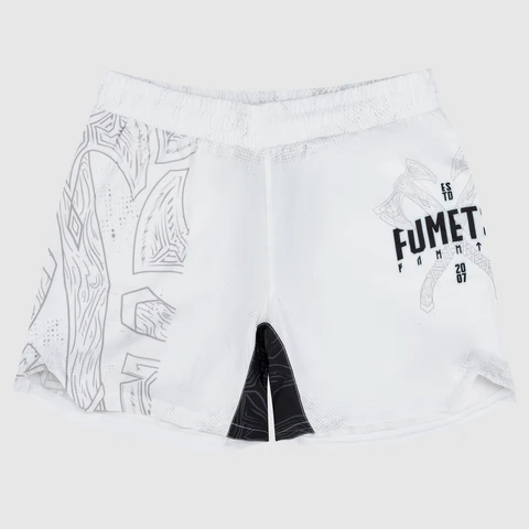 Fumetsu V-Lite Berserker Fightshorts - Blanco/Negro