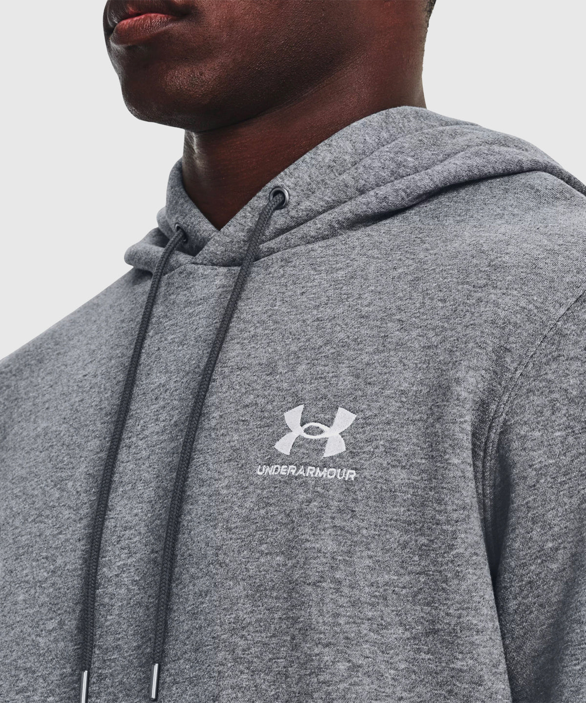 Under Armour Ua Essential Fleece Sudadera con Capucha – Gris