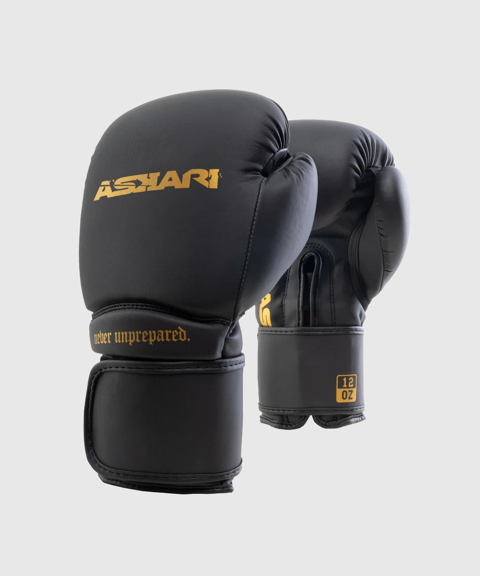 Askari Nova Boxhandschuhe - Schwarz/Gold