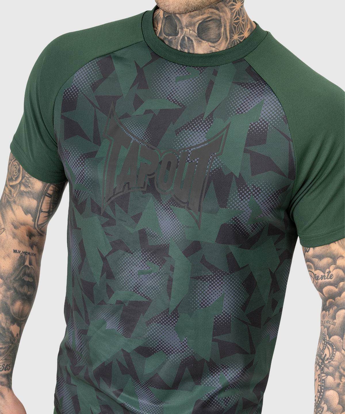 Tapout Training Graphic T-shirt - Nero/Verde