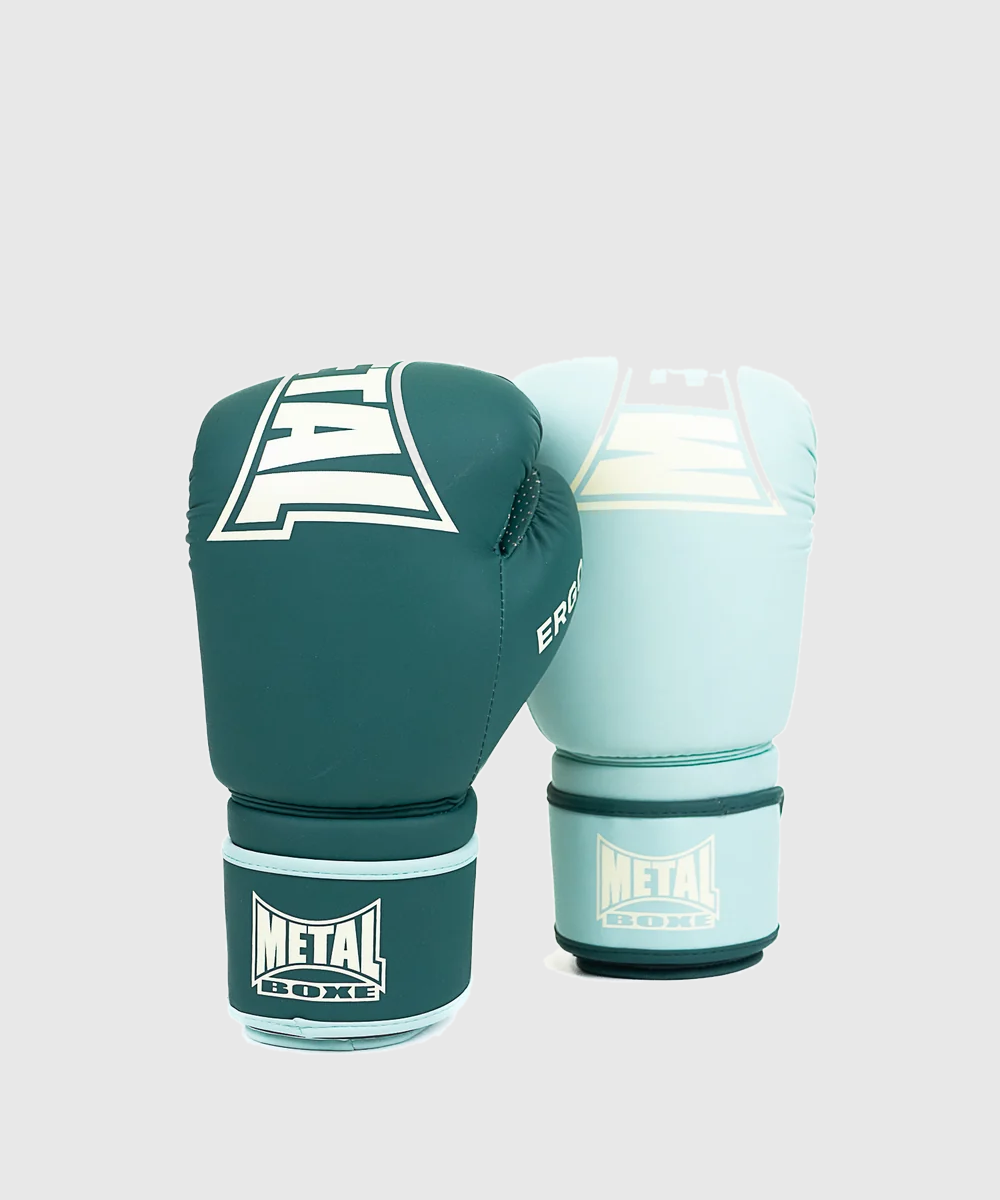 Gants de Boxe Metal Boxe Ergo90 Deep Waters - Vert