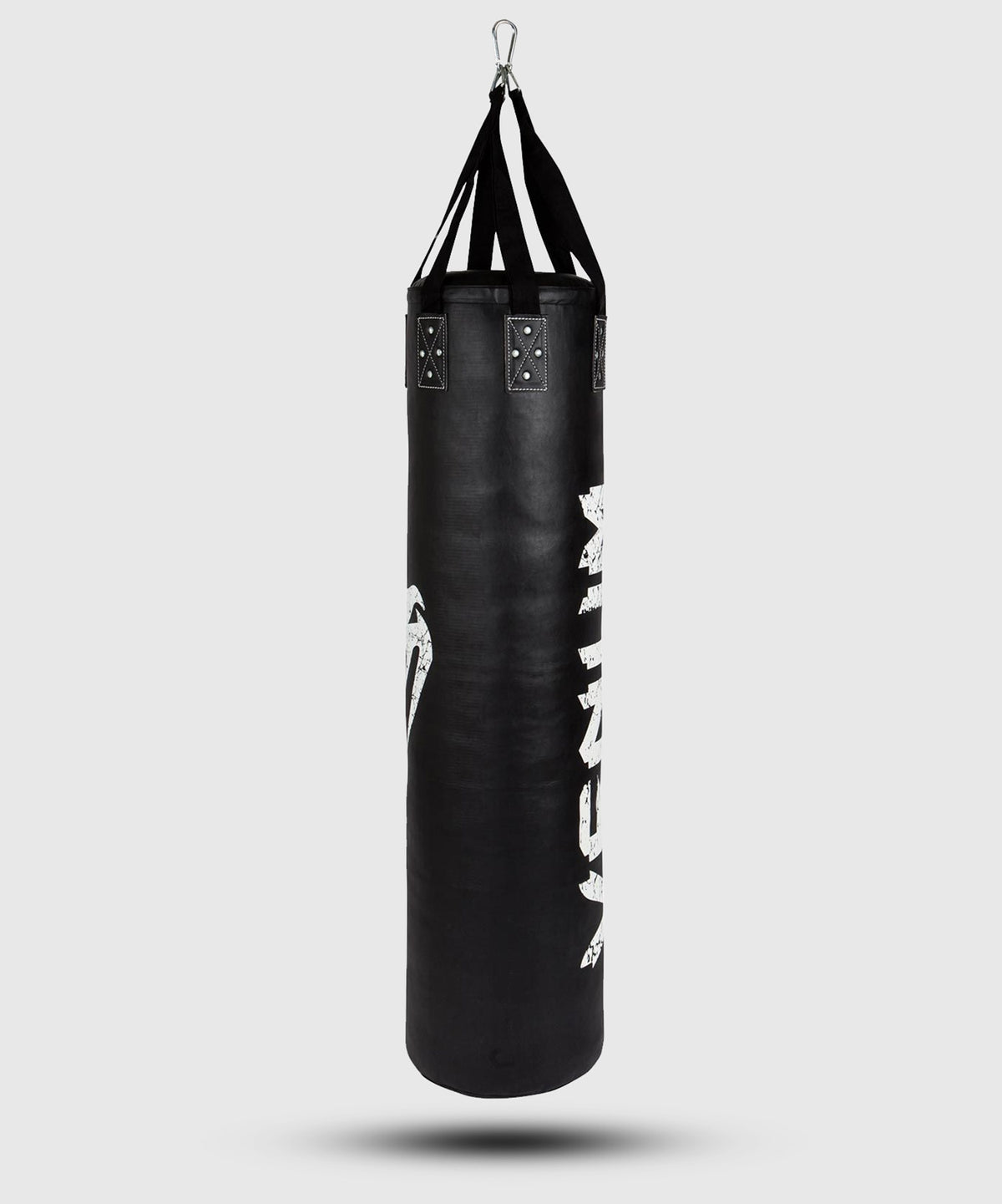Sac de Frappe Venum Challenger + Crochet de Plafond - Noir/Blanc - Rempli - 170cm