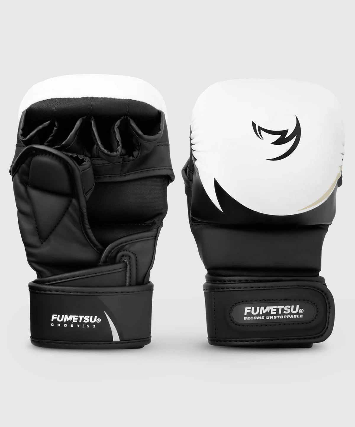 Gants de sparring MMA Ghost S3 Fumetsu - Blanc/Noir/Gris
