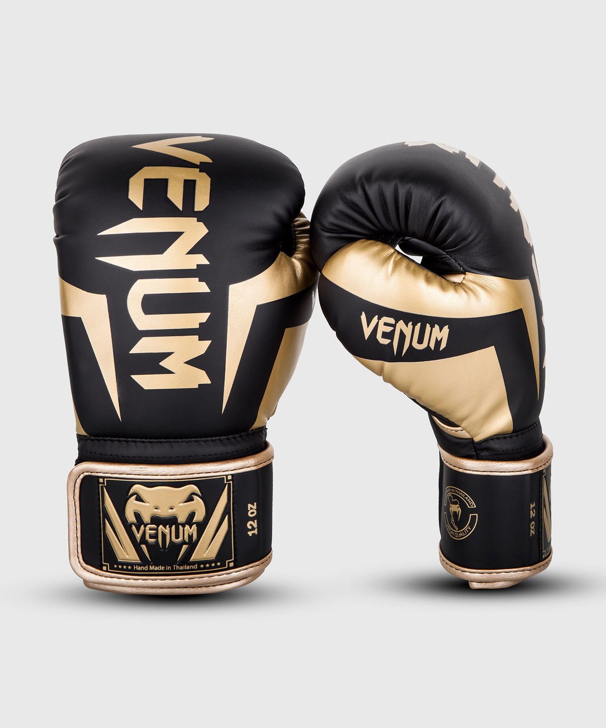 Guantes de Boxeo Venum Elite - Negro/Oro