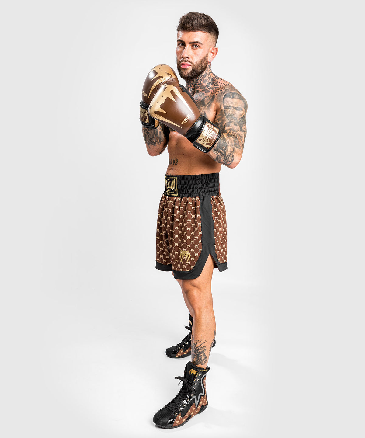 Venum Monogram Boxershorts - Schwarz/Braun