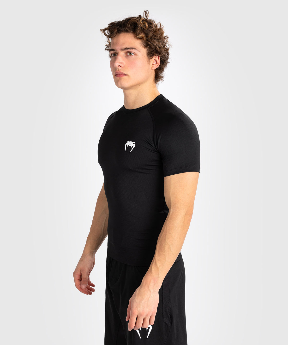 Venum Contender Rashguard a maniche corte - Nero/Bianco