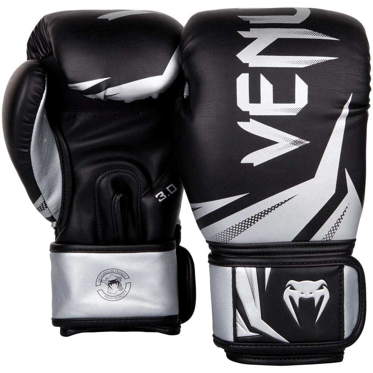 Gants de boxe Venum Challenger 3.0 – Noir/Argent