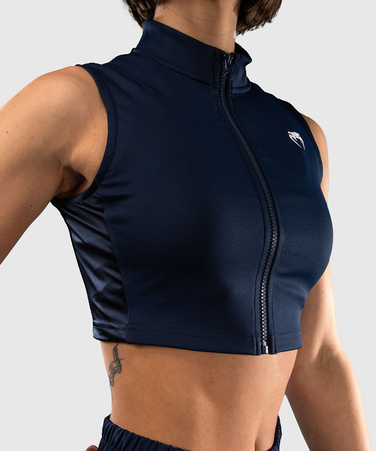 Venum Sculpt Shape Crop Top Da Donna - Blu Navy