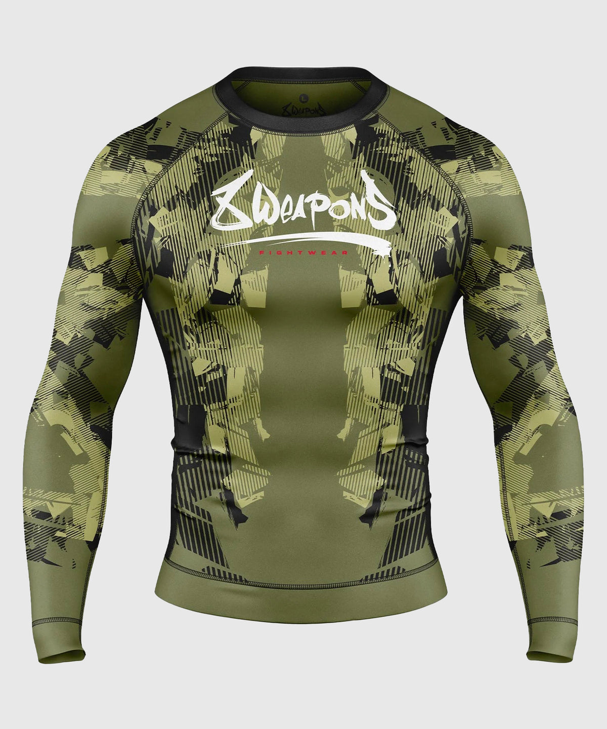 Rashguard À Manches Longues 8 Weapons Hit 2.0 - Olive