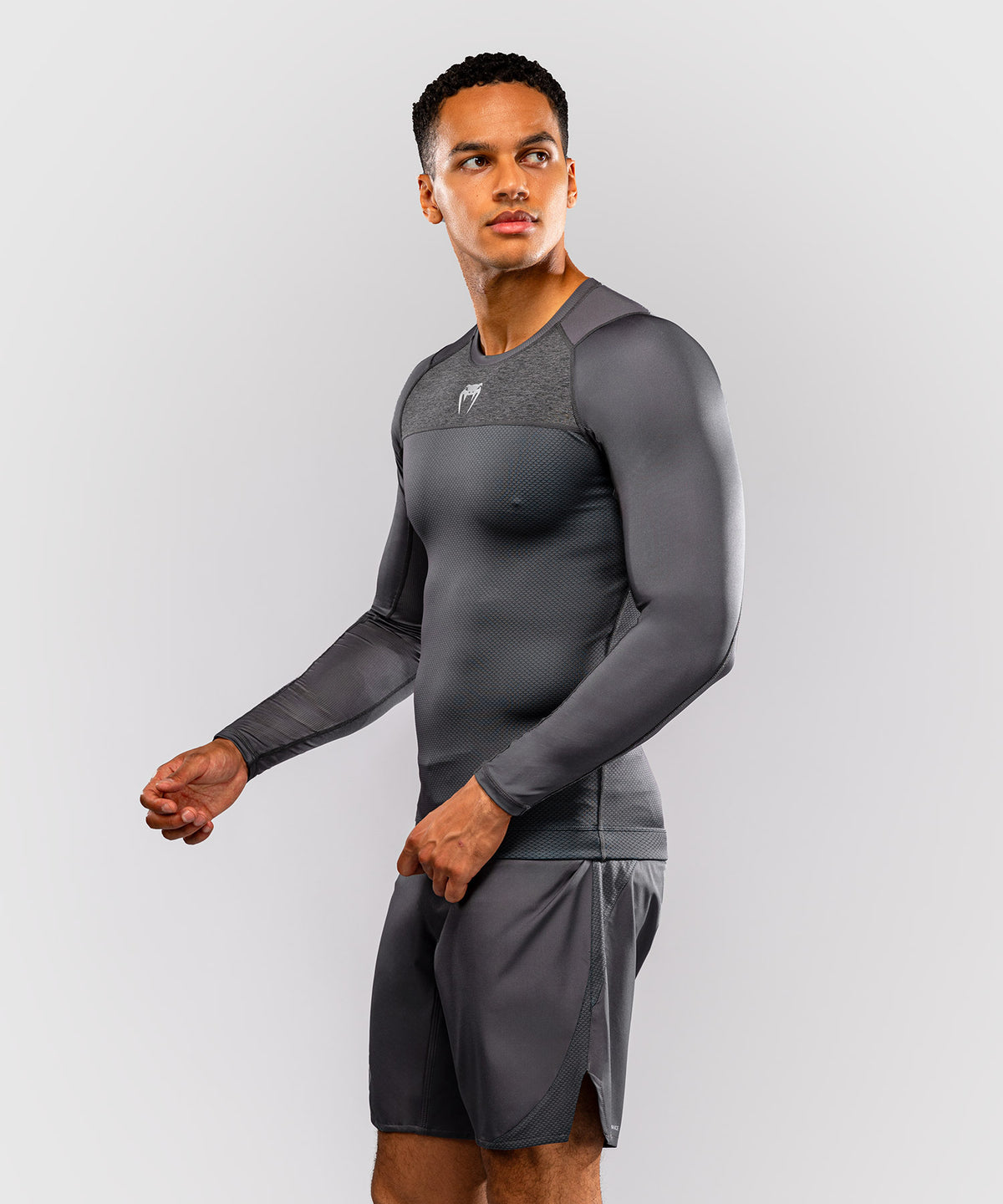 Venum G-Fit Scale Long Sleeve Rashguard - Grey