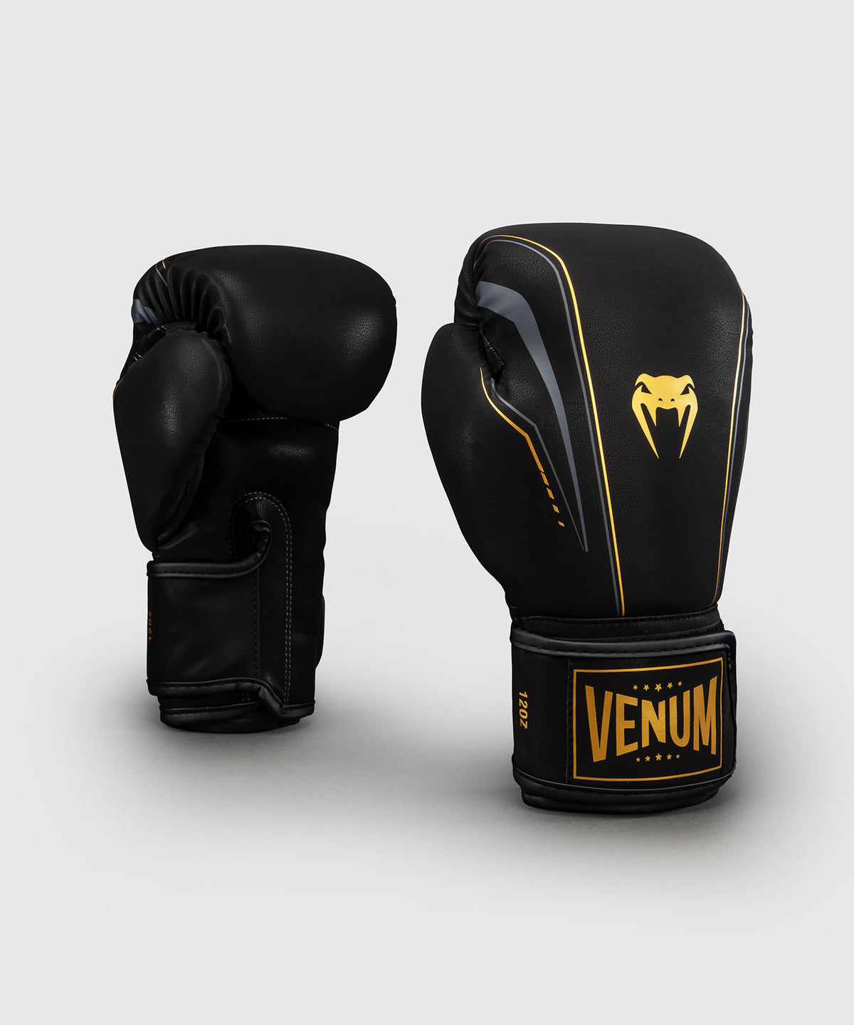 Venum Impact Streamline Boxing Gloves - Black/Gold