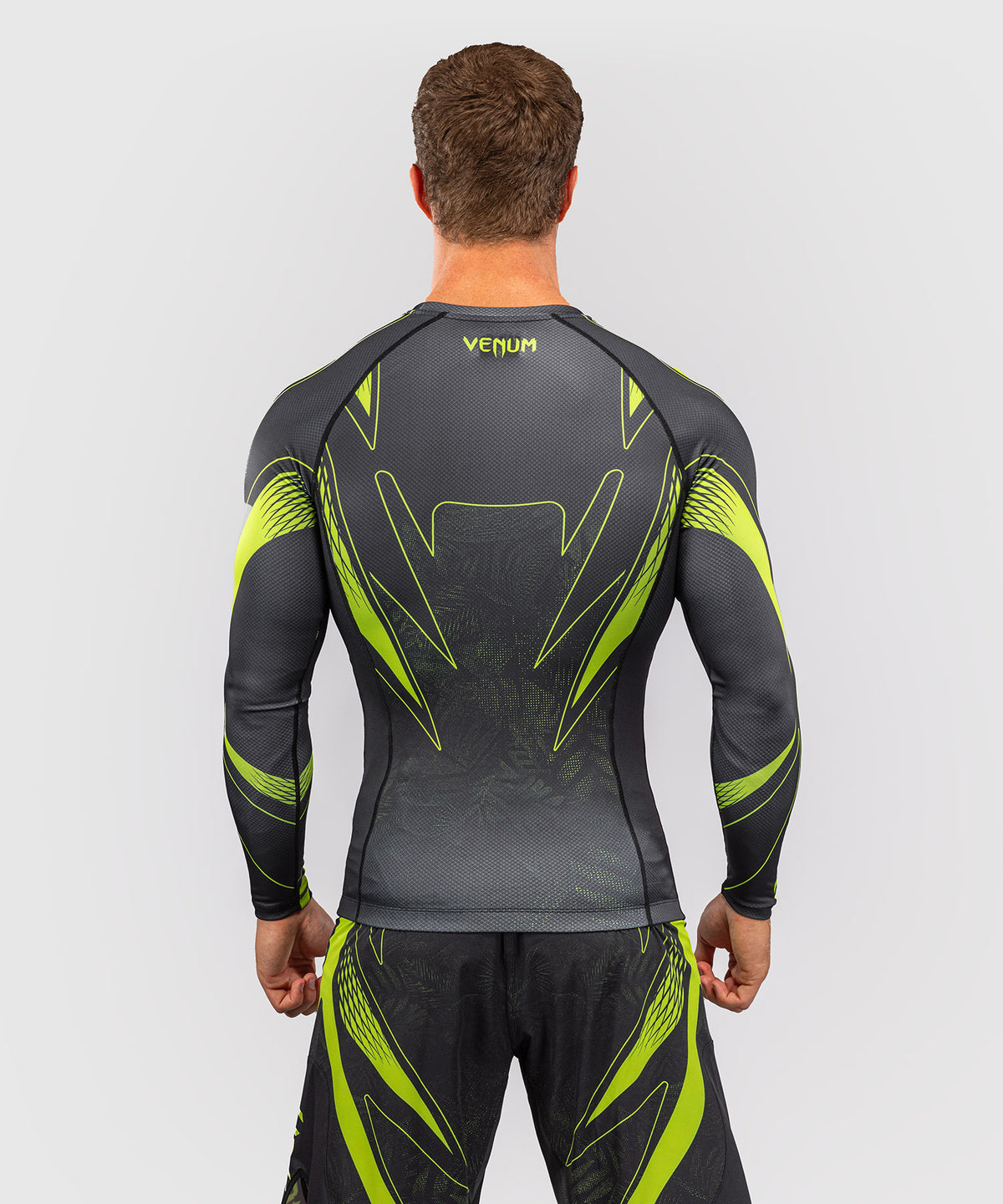 Venum Amazonia Reborn Long Sleeve Rashguard - Black/Green