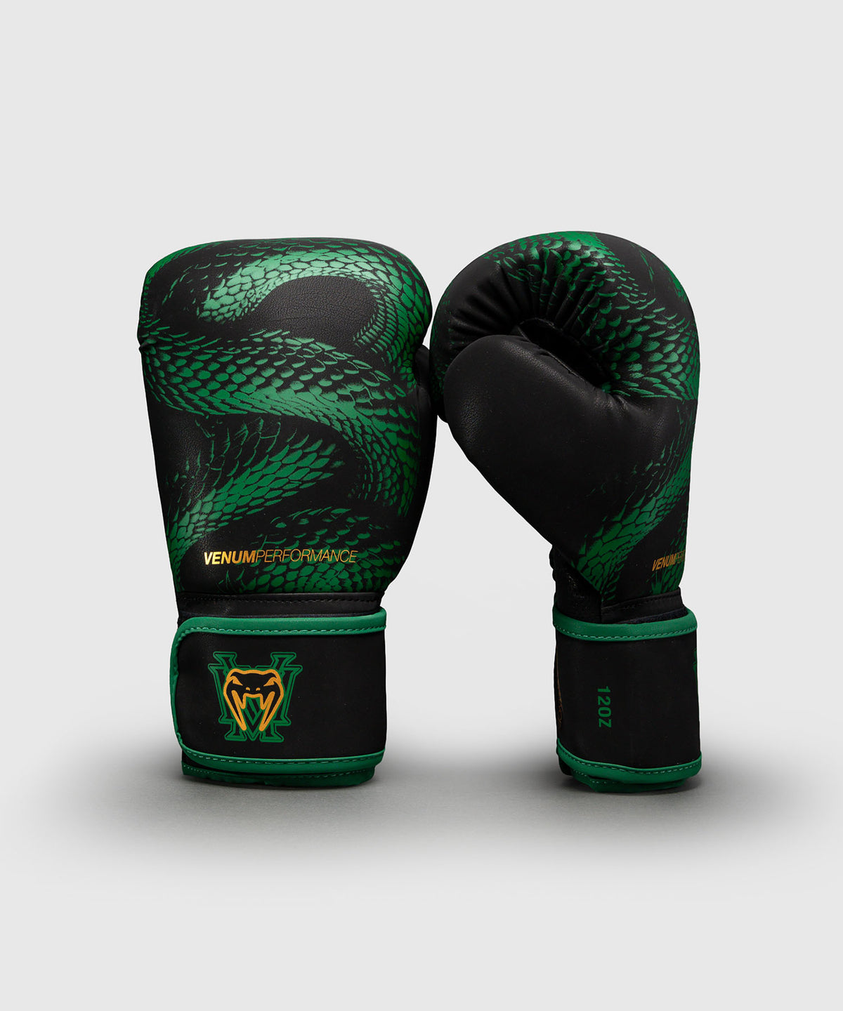 Venum Impact Matupa Boxhandschuhe - Schwarz/Grün/Gold