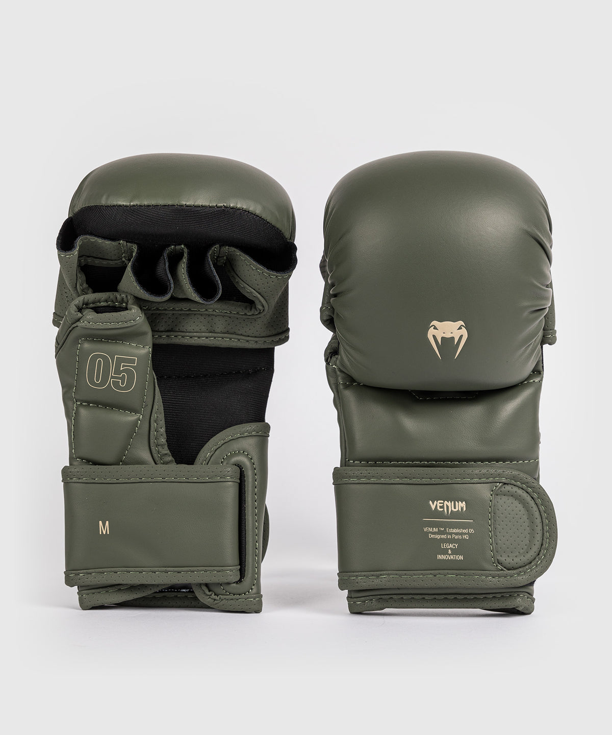 Venum Impact Evo MMA Sparring Gloves - Military Green