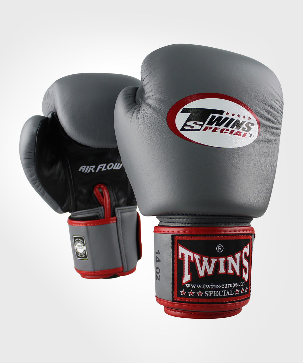 Gants de Boxe Twins BGVL3 Air - Gris/Noir
