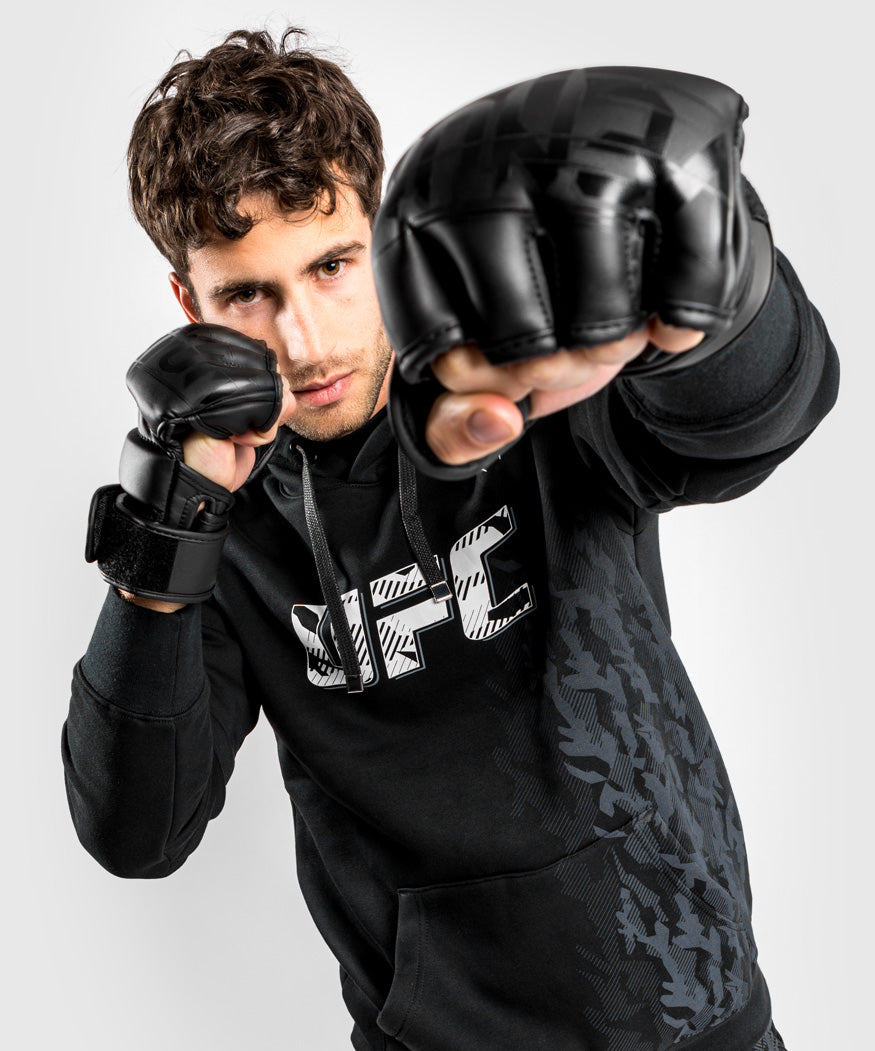 Felpa Con Cappuccio Uomo UFC Venum Authentic Fight Week - Nero