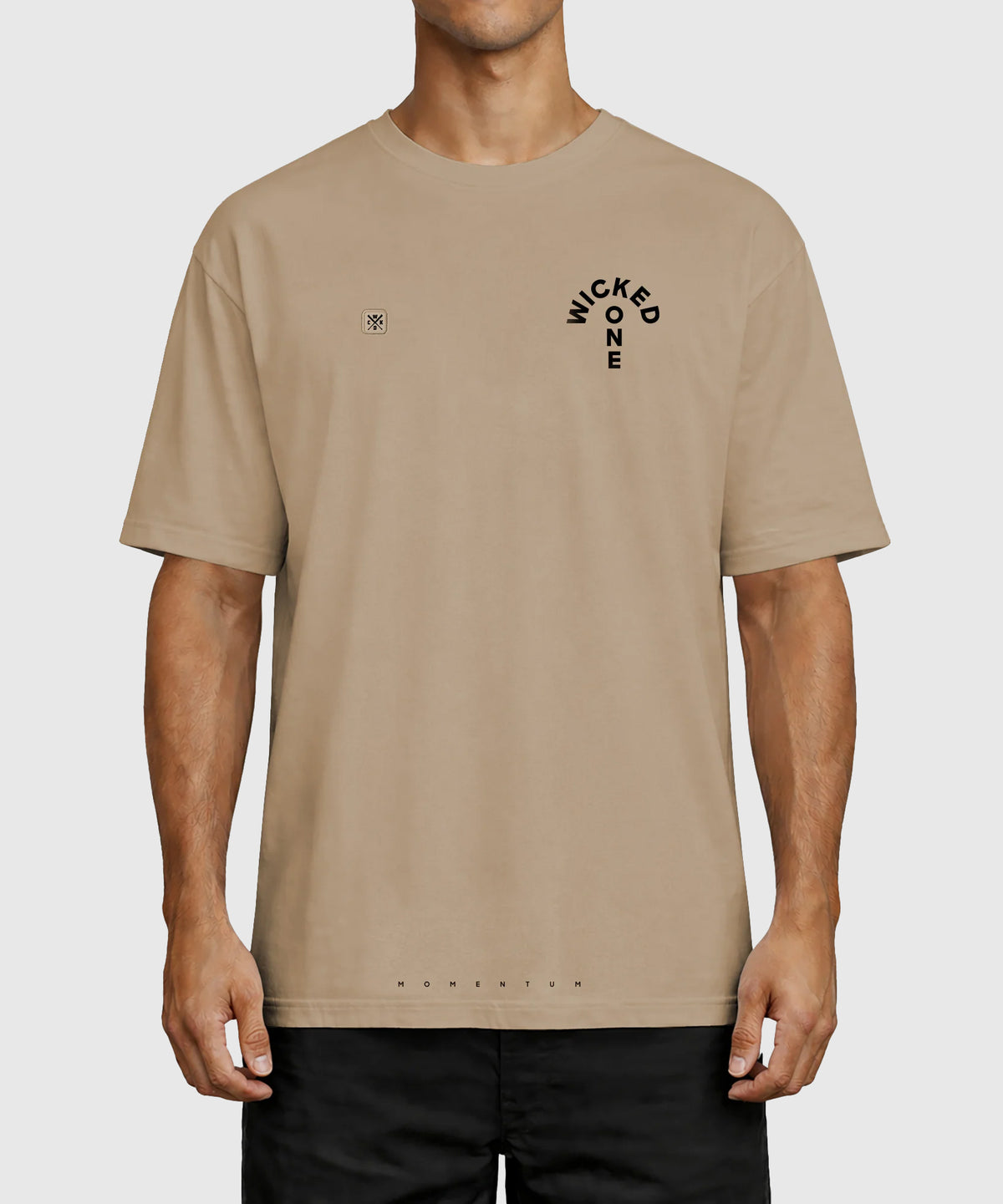 T-Shirt Oversize Wicked One Meteor - Beige