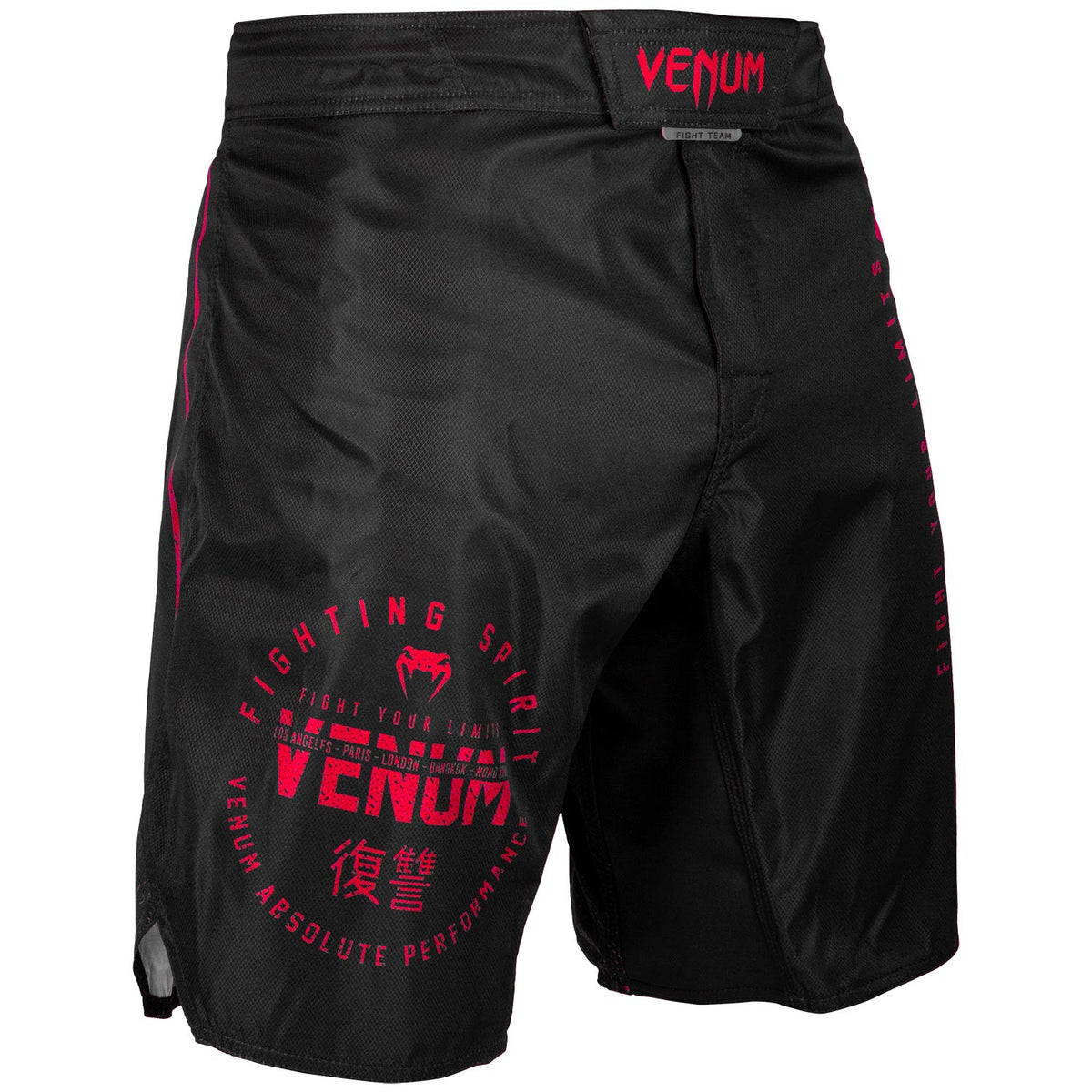 Pantaloncini da combattimento Venum Signature - Nero/Rosso