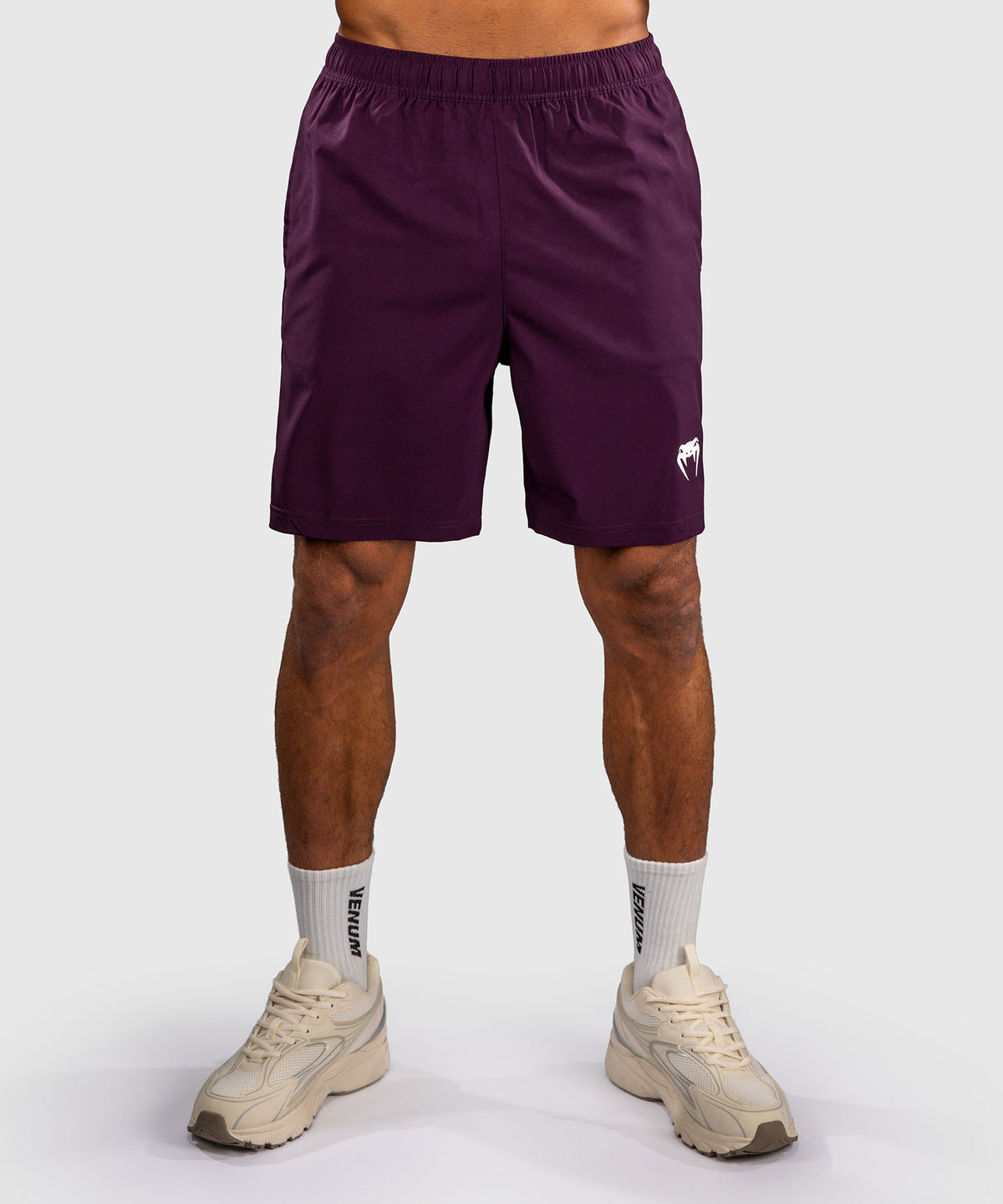 Venum Contender Shorts de entrenamiento - Morado oscuro/Blanco