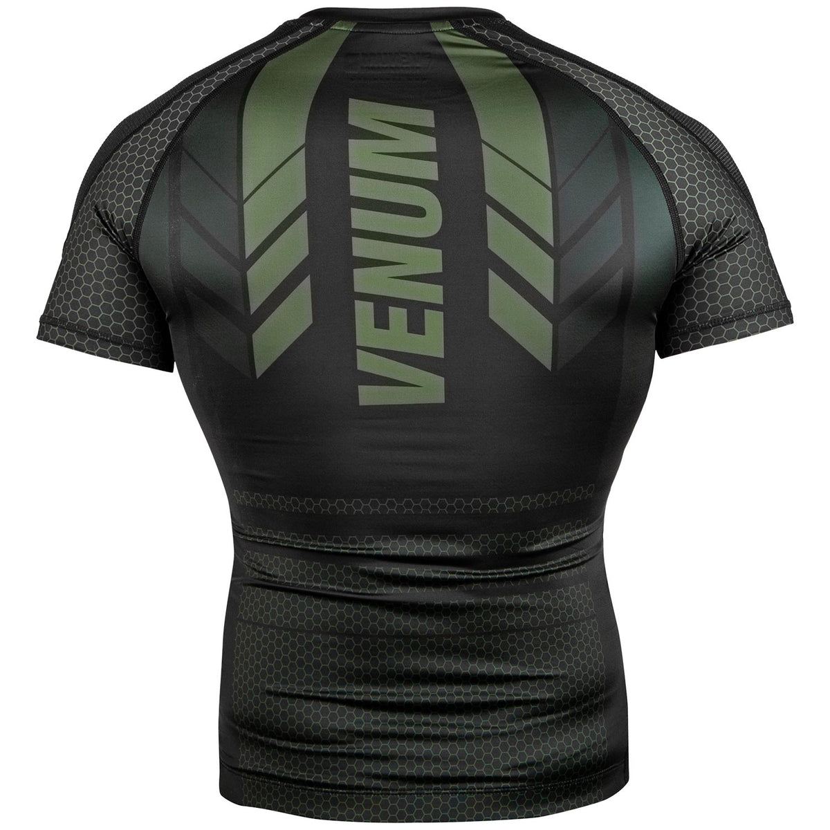 Rashguard Venum Technical 2.0 - Mangas Cortas – Negro/Caqui