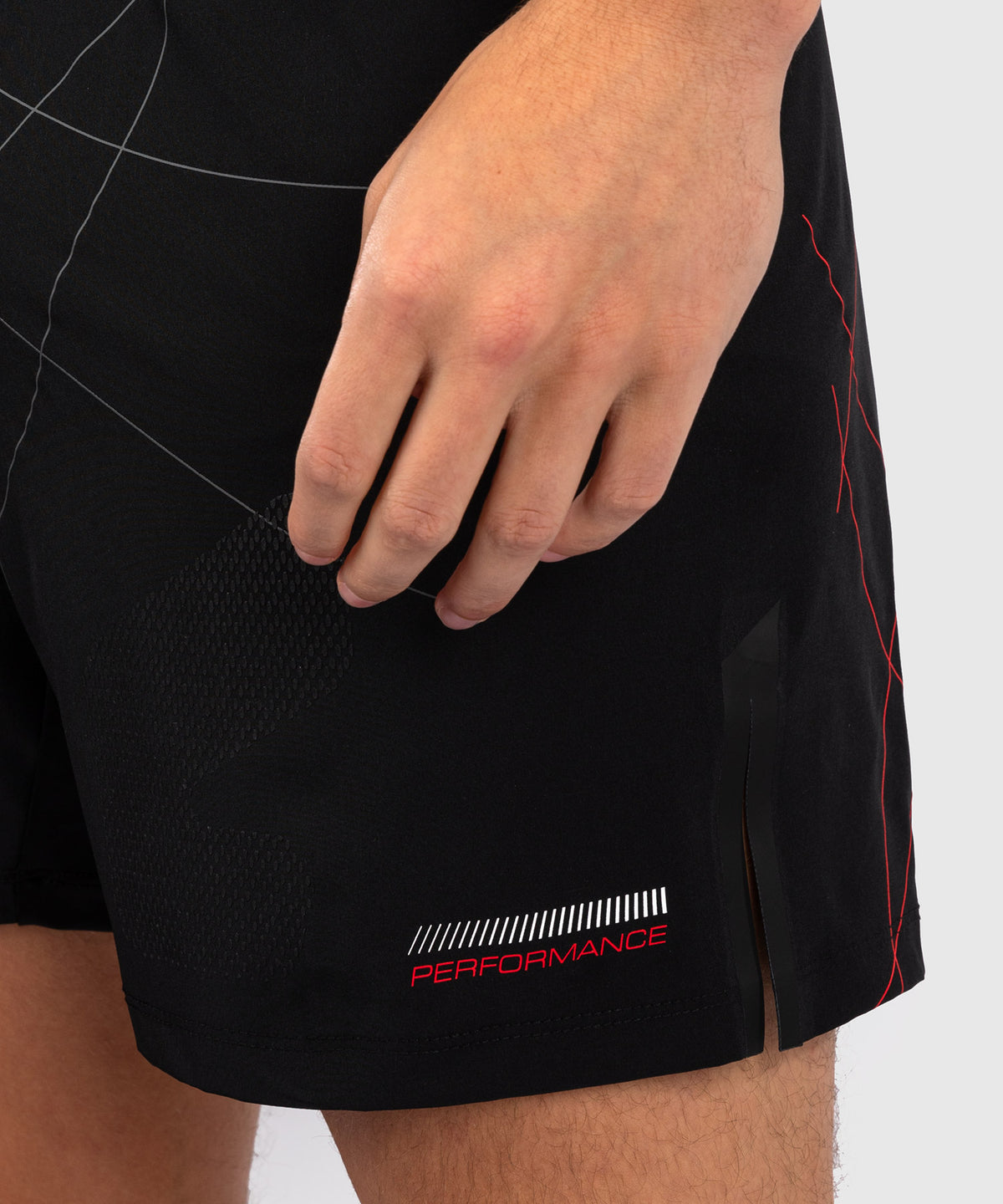 Venum Tactical XT Fightshorts - Black/Fire Red