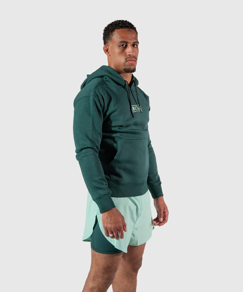 Metal Boxe Deep Waters Felpa con Cappuccio - Verde
