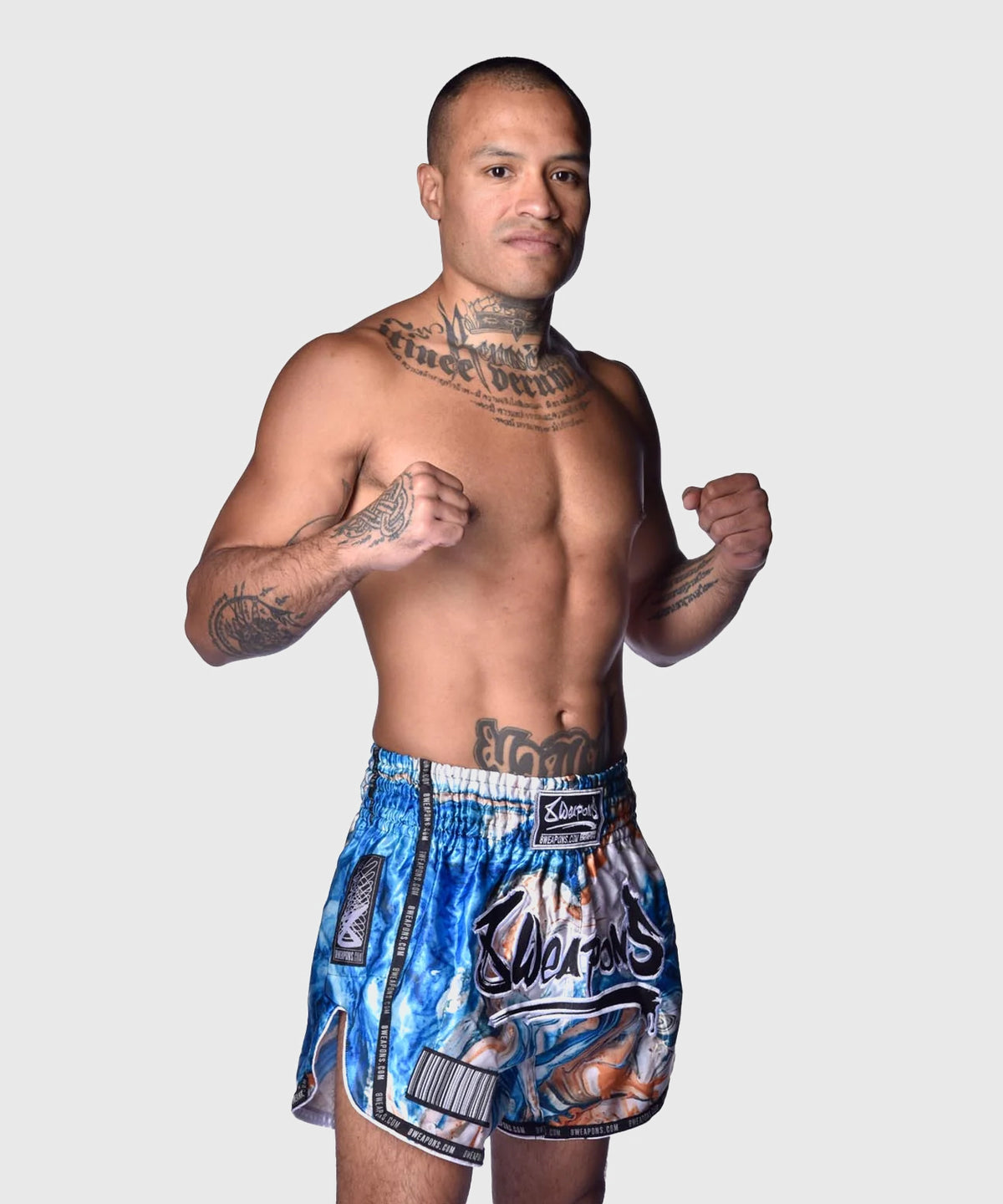 Short de Muay Thai 8 Weapons Vivo Vertigo - Bleu