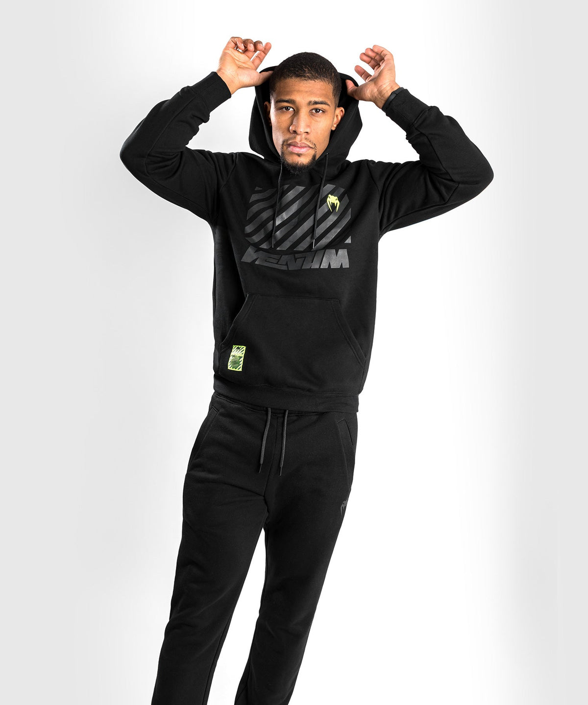 Sweatshirt à Capuche Venum Stripes - Noir