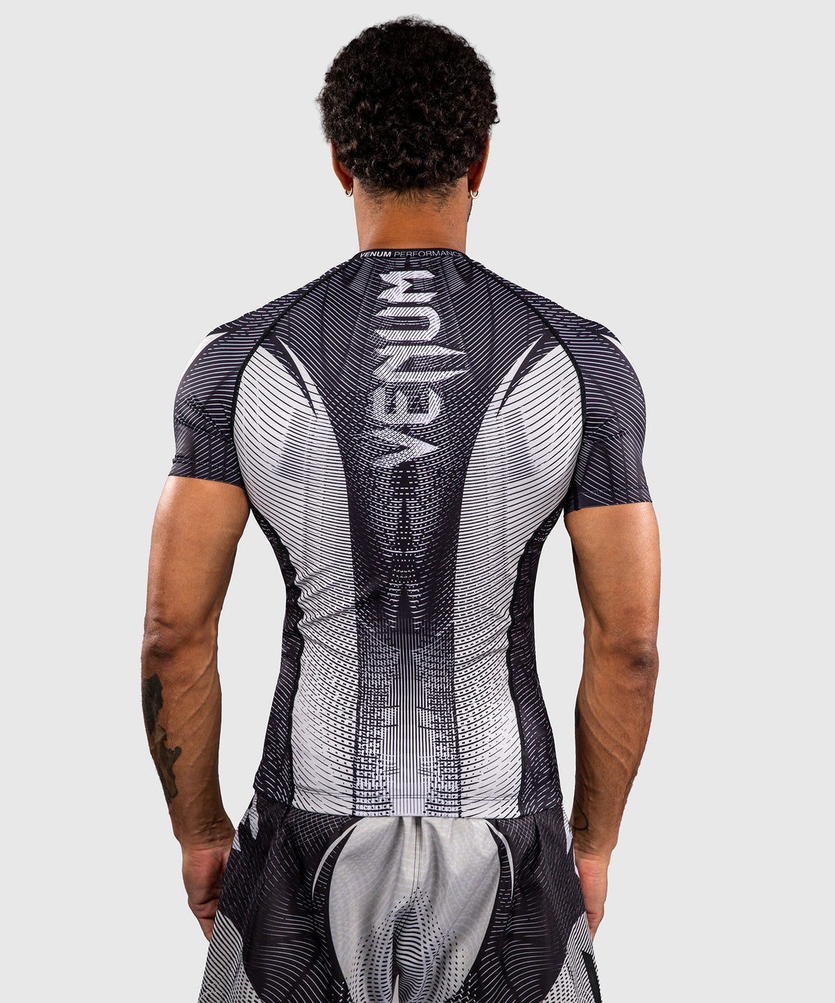 Venum Galactic 3.0 Short Sleeve Rashguard - Off-White/Black