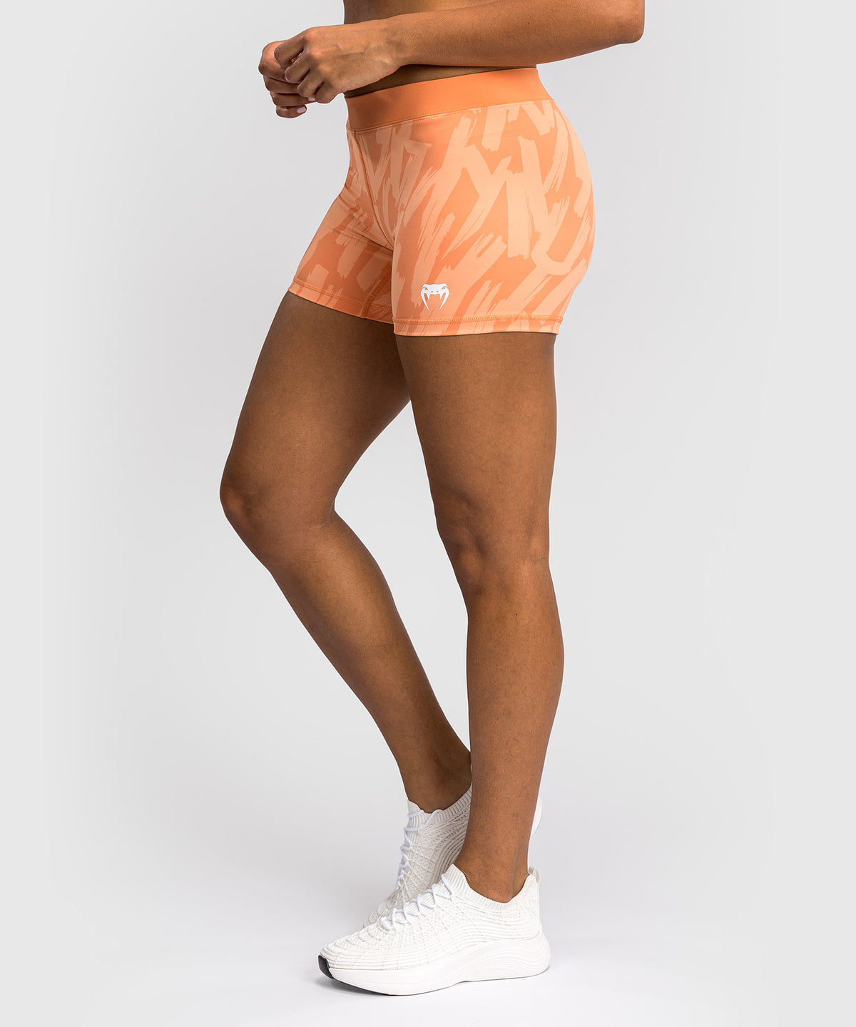 Venum Graffiti Shorts de Compresión para Mujer - Albaricoque Terciopelo