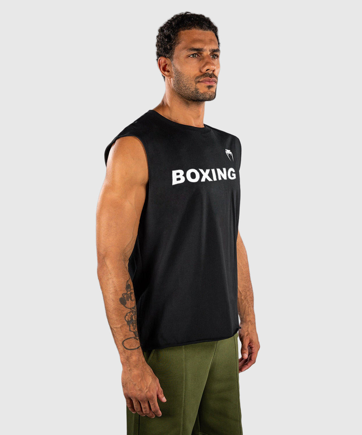 Venum Boxing VT Ärmelloses T‑Shirt – Schwarz