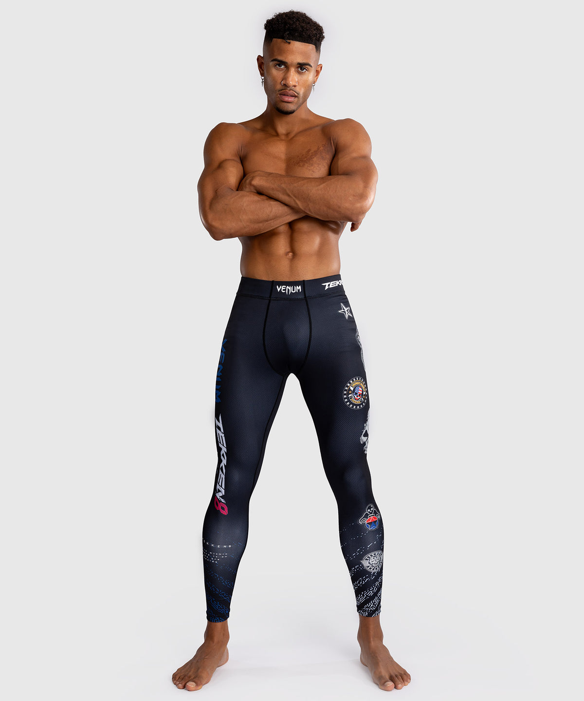 Venum x TEKKEN 8 - Paul Phoenix Spats - Schwarz/Blau