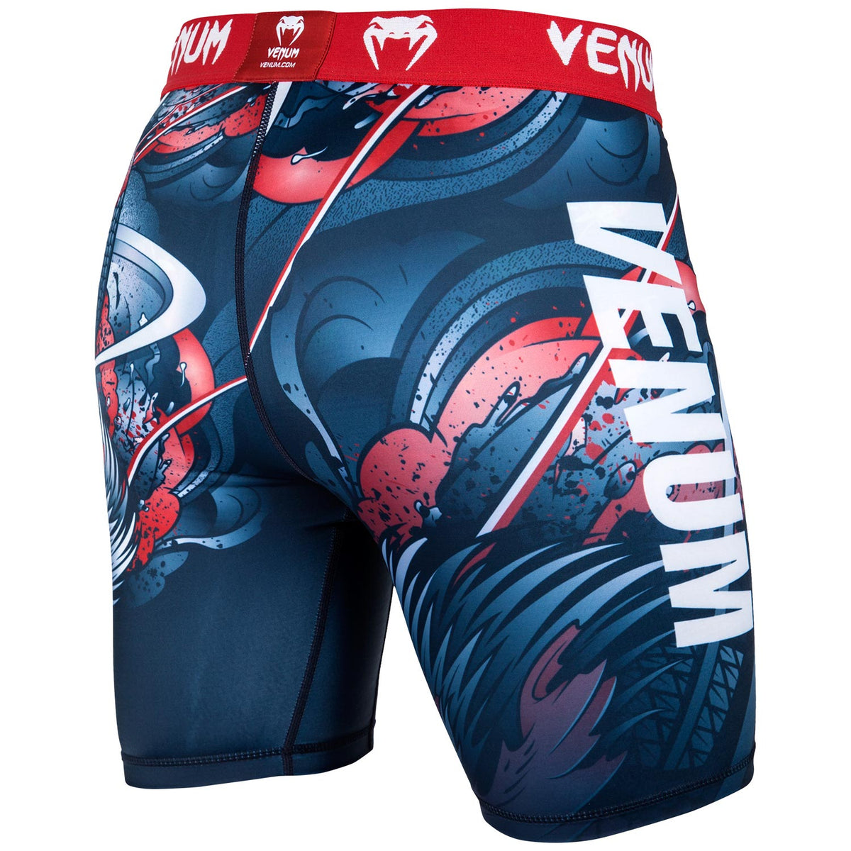 Venum Rooster Compression Short - Navy/Orange