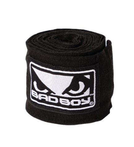 Bandages de boxe Bad Boy 4,5m - Noir/Blanc