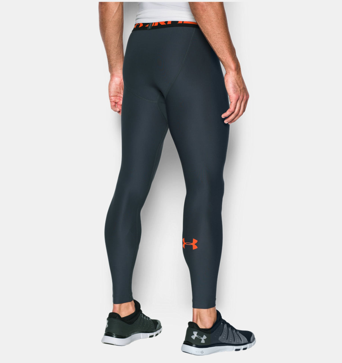 Legging Under Armour HeatGear® pour homme - Gris/Orange
