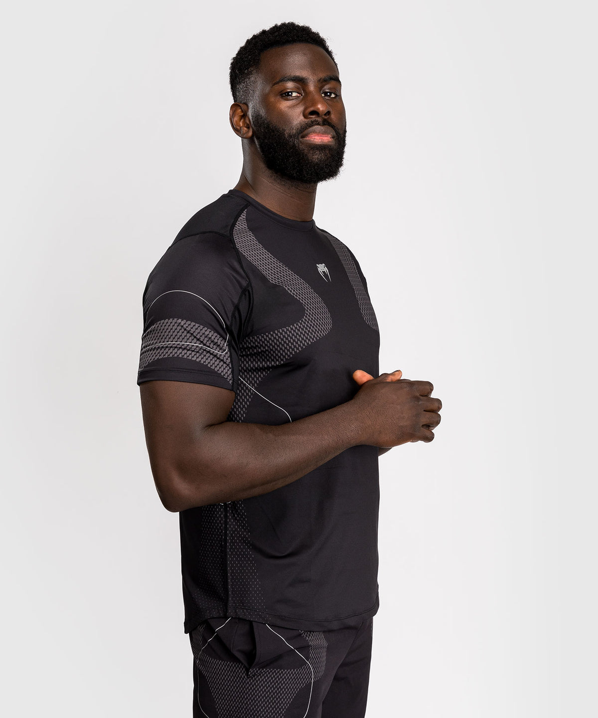 Venum Nexus Dry-Tech T-Shirt – Schwarz/Silber