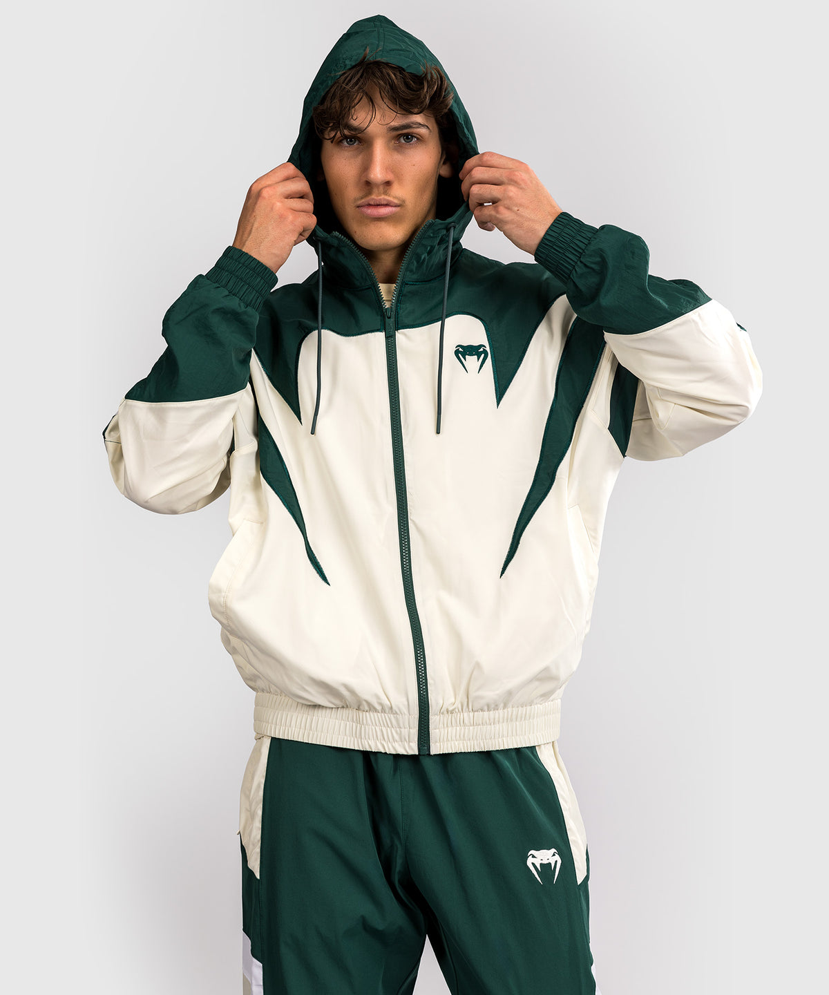 Venum Attack 90 Giacca Tuta - Verde Foresta/Ghiaccio