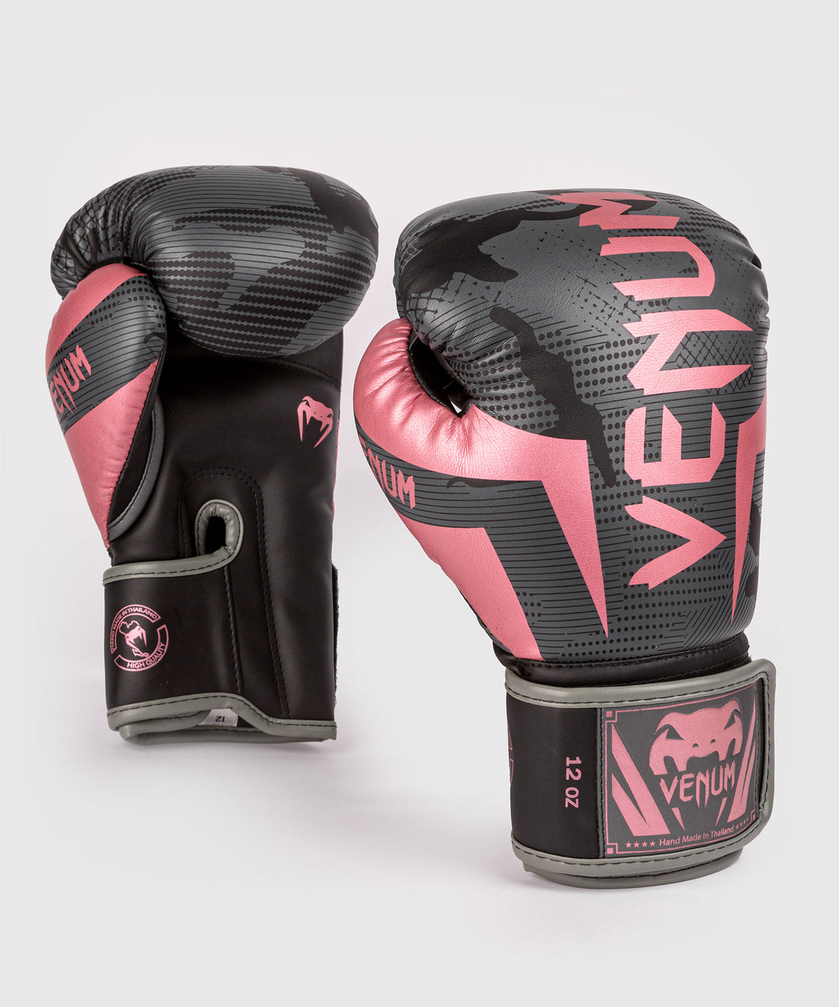 Venum Elite Boxing Gloves – Camo/Pink