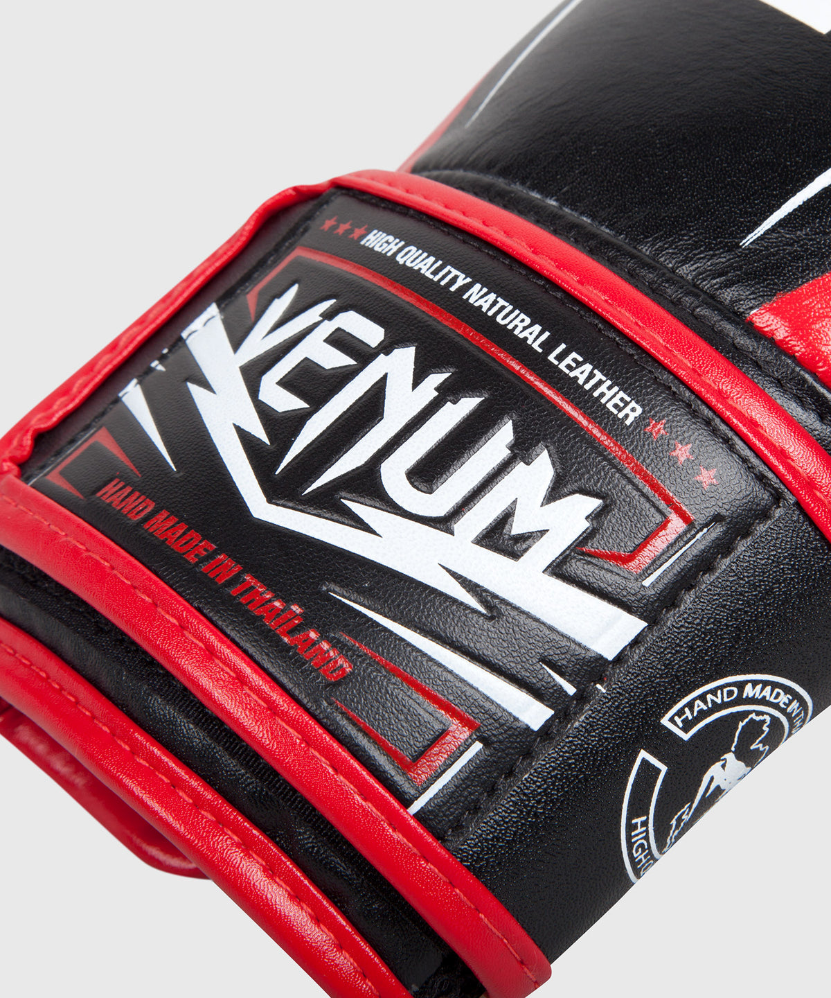Gants de boxe Venum Sharp - Cuir Nappa - Noir/Blanc/Rouge