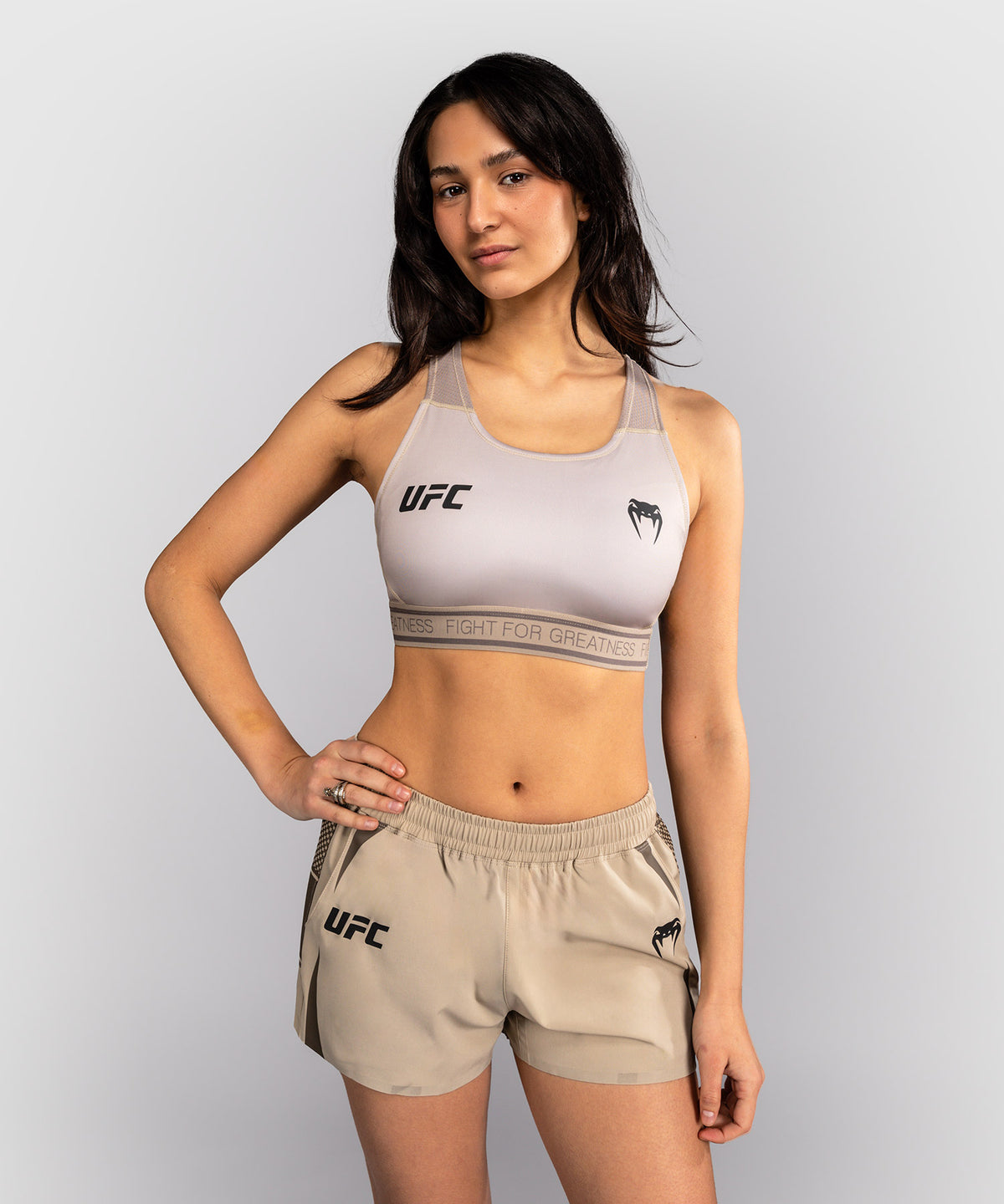 Venum UFC Unity by Venum Authentic Fight Week Reggiseno Sportivo da Donna - Sabbia