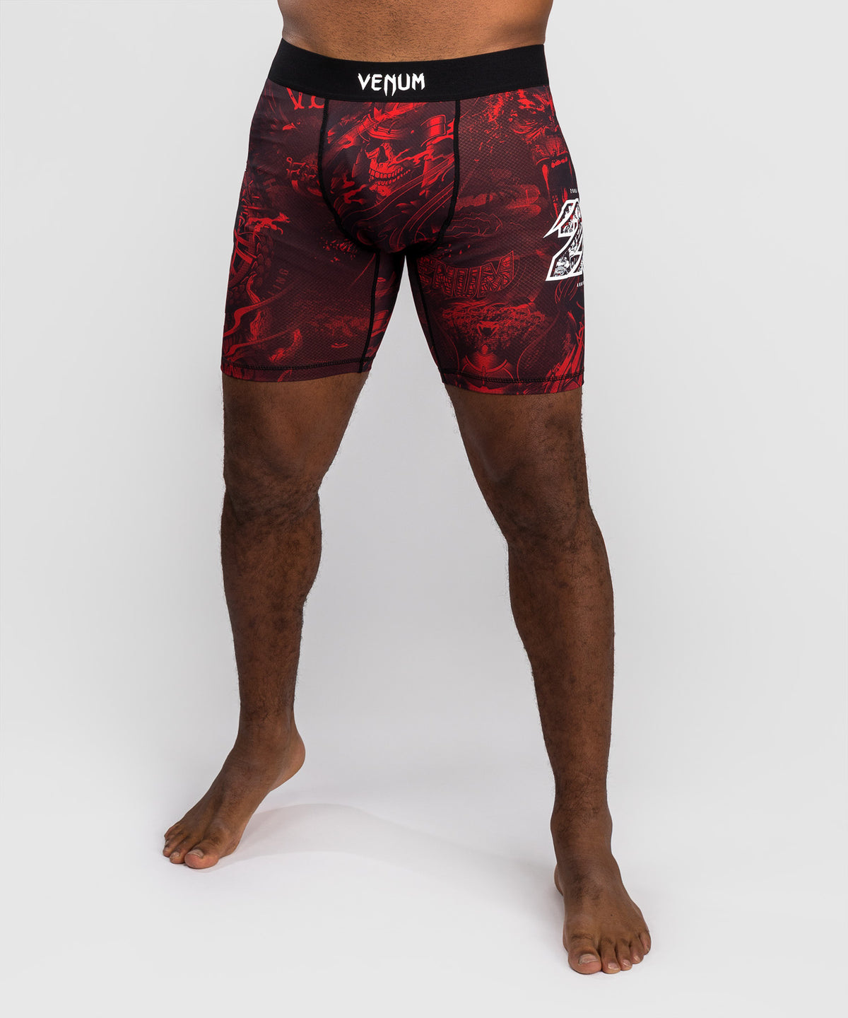 Venum 20th Anniversary Pantaloncini a Compressione - Nero/Rosso