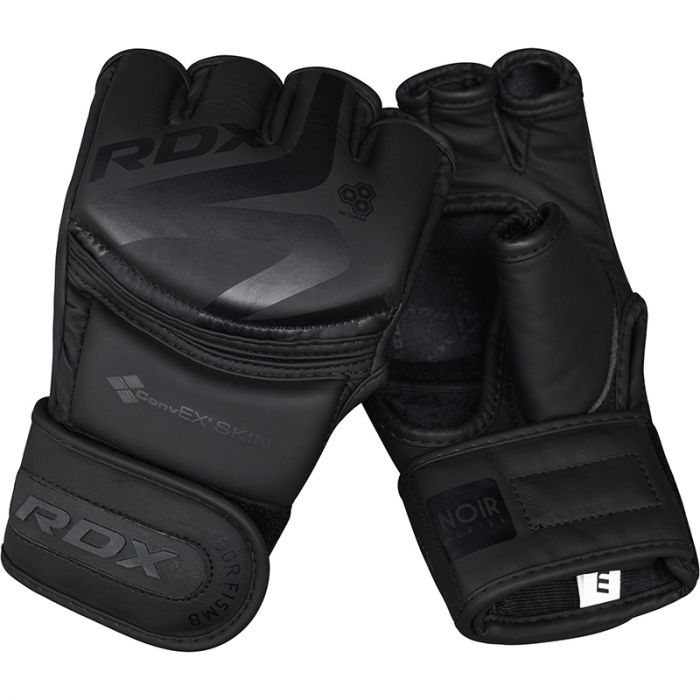 RDX F15 Guantoni da MMA - Nero Opaco